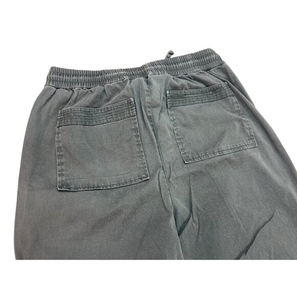 Lou & Grey Utility Jogger Pants Cotton Blend Elastic Waist Size S Gray 61j - Picture 7 of 8